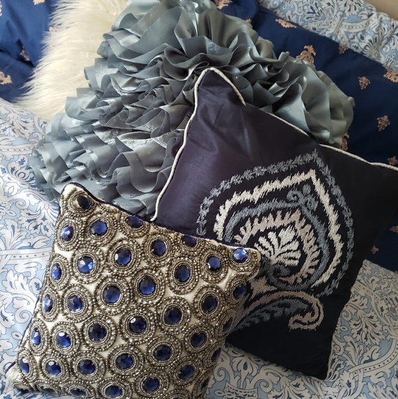 Pier 400 Imports Other 40 Decorative Blue Rhinestone Bling For Simple Rhinestone Decorative Pillows Pier 400 Imports Other 40 Decorative Blue Rhinestone Bling For Simple Rhinestone Decorative Pillows